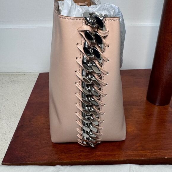 Stella McCartney Frayme Bucket Bag in Nude - Picture 8 of 10